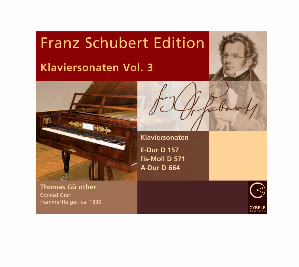 Franz Schubert Edition: Klaviersonaten Vol. 3: Sonaten in E-Dur D 157, fis-Moll D 571 und A-Dur D 664