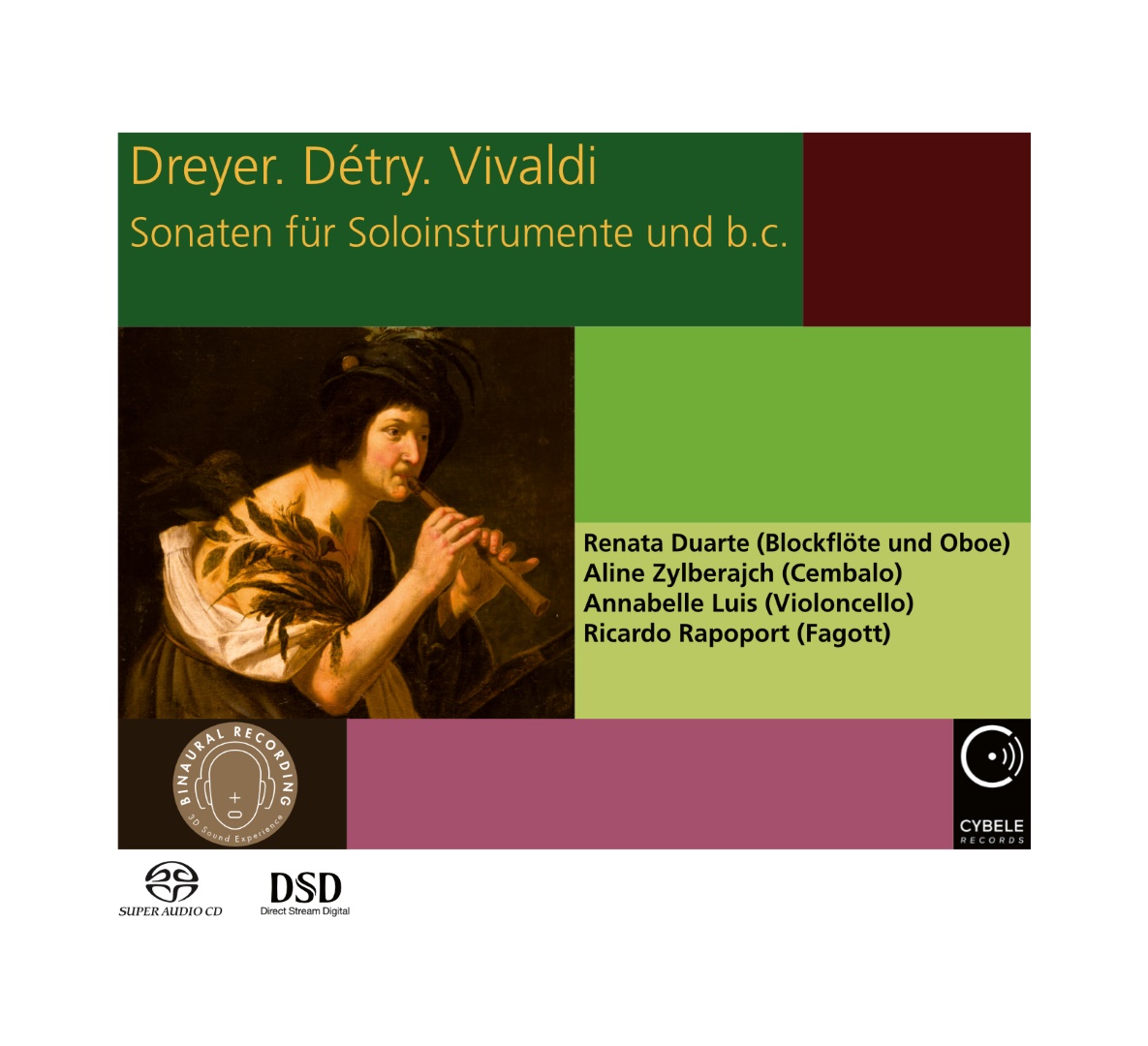 Dreyer. Détry. Vivaldi: Sonaten für Soloinstrumente und b.c.