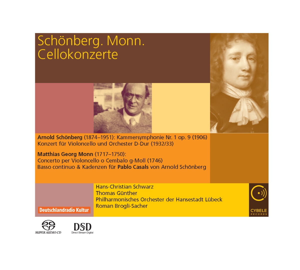 Schönberg. Monn. Cellokonzerte