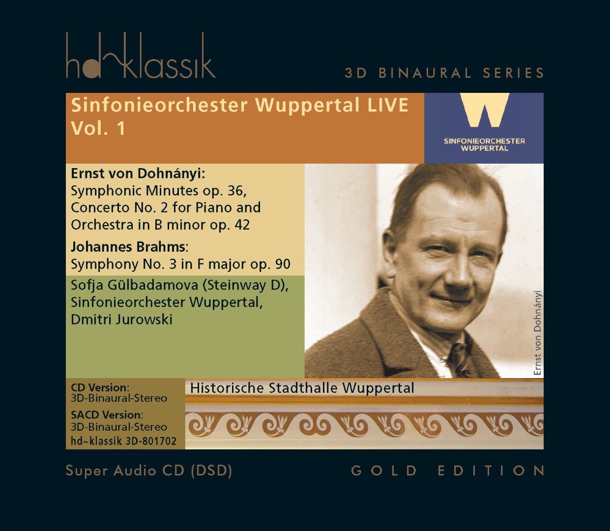Sinfonieorchester Wuppertal LIVE (Vol. 1)